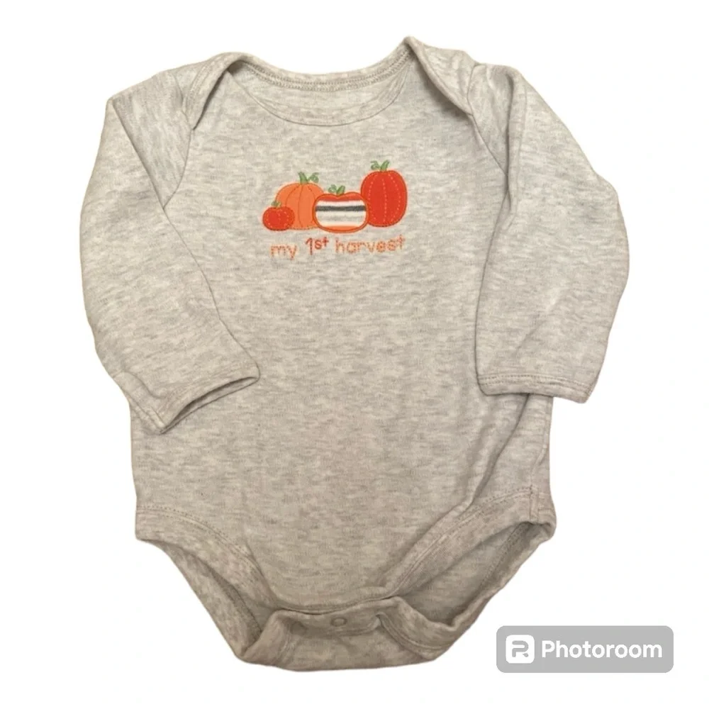 Gymboree pumpkin onesie